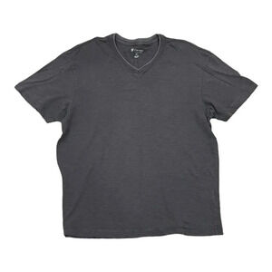 Cremieux Gray Garment Dyed Cotton T-Shirt M